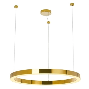 Salonowa lampa wisząca Ring luxury LED 60W 3000K złota