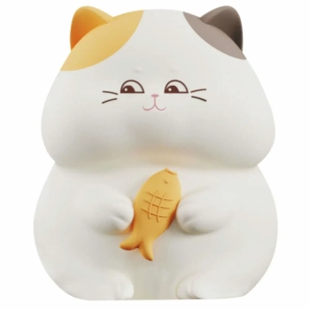 Lampka nocna do pokoju dziecięcego Gatto 327642 LED 1W 3000K+RGB kot biała