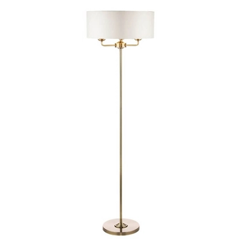 Lampa podłogowa Sorrento LA3622148-Q Laura Ashley kość słoniowa mosiądz