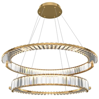 Żyrandol glamour Krone P097PL-L90G4K Maytoni LED 90W 4000K ring złoty