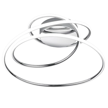 Modernistyczna lampa sufitowa NEMENIA DL106-67051 RL LED 36W 4000K chromowana