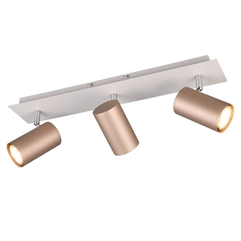 Potrójne reflektorki VANTOS DL365802400 Trio metalowe biały brązowy