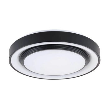 Plafon do salonu Zygmunt 326690 Polux LED 48W 3000-6000K IP44 czarny