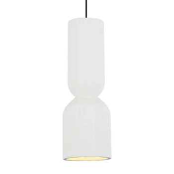 Japandi lampa wisząca Balera 
LP-0309/1P White ceramiczna biała