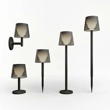 Wielofunkcyjna lampa solarna Greta LUMGRE080NXSWNW King Home IP65 czarny