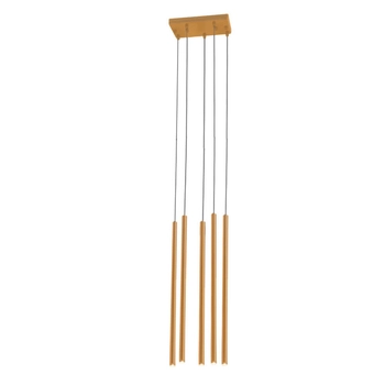 Wisząca lampa Kosame 5202 Shilo sople rurka tuba zwisy metalowa złota