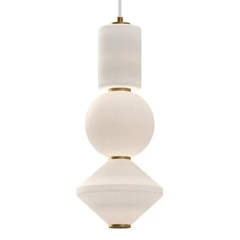 Wisząca lampa Bijou ALM-BIJOU-P3-GD LED 20W 3000K złota biała