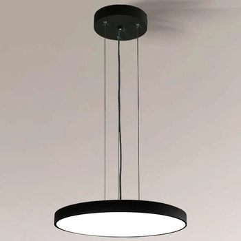 LAMPA wisząca NUNGO 6016 Shilo okrągła OPRAWA loftowa LED 24,48W 3000K zwis czarny