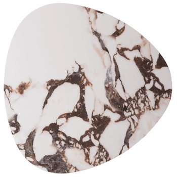 Kamienna lampa ścienna MARBLES W0390 LED 10W 3000K beżowa biała