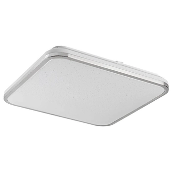 Nowoczesna LAMPA sufitowa LINDEN 3479 Rabalux plafon LED 72W 3000K - 6500K z pilotem chrom biały