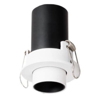 Sufitowy wpust z regulacją HALO H0128 Maxlight LED 6W 3000K biały czarny