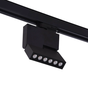 Ruchoma lampa Leon AZ3491 LED 12W czarna do 3-fazwego szynoprzewodu