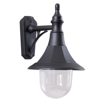 Kinkiet zewnętrzny SHANNON-DOWN Elstead LED 100W kapelusz czarny