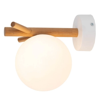 Kinkiet ścienny Sheron 5307 TK Lighting boho eko drewniany biały