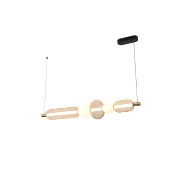 Lampa wisząca nad stół Sarr MD2596-5B-3BGT LED 27W 3000-5700K czarny