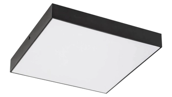 Plafoniera LAMPA łazienkowa TARTU 7900 Rabalux kwadratowa OPRAWA plafon LED 24W 2800K - 6000K sufitowy metalowy IP44 czarny