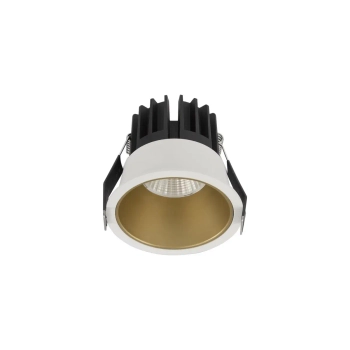Lampa podtynkowa sufitowa ARAMIEL LE65108 LED 13W 2700K złota biała