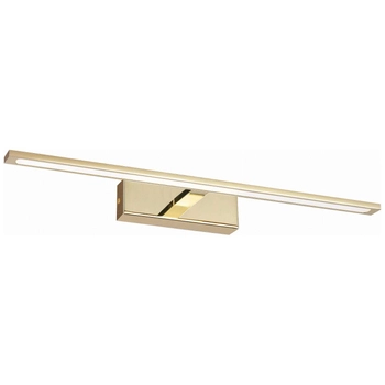 Łazienkowa LAMPA ścienna ISLA GS-LWB-20W/3 GOLD Light Prestige OPRAWA kinkiet LED 20W 3000K galeryjka nad lustro IP44 złota