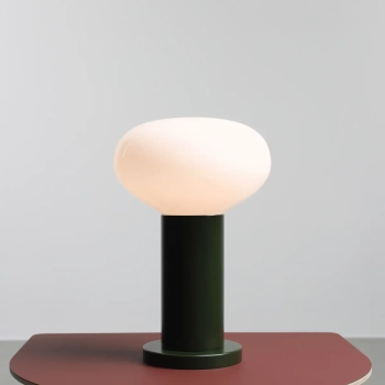 Nowoczesna lampa nocna Flo Table Moss S 7000B26_S zielona