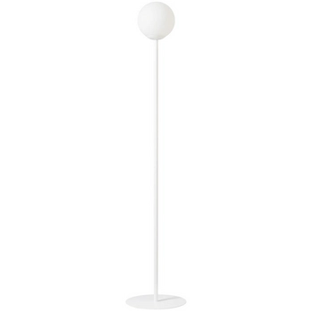 Lampa podłogowa Pinne Floor 1080A kulista do pokoju biała