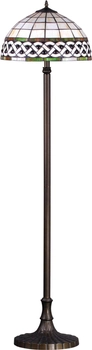 Podłogowa lampa vintage Tifany K-F182208 multikolor