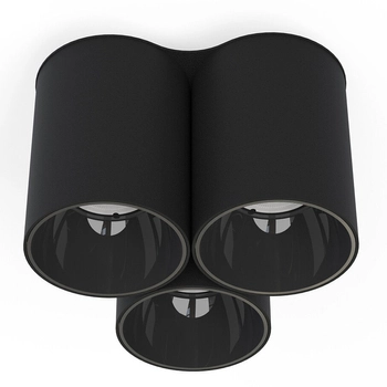Metalowe tuby natynkowe Eye Tone 8091 plafon do gabinetu czarny