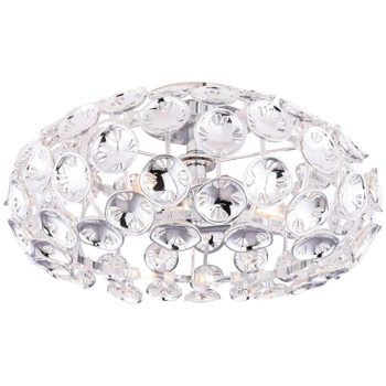 Plafon LAMPA sufitowa LUGGO 51500-3D Globo metalowa OPRAWA dekoracyjna glamour chromowana