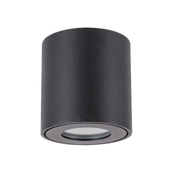 Ogrodowa LAMPA sufitowa ZORBA DWL 03955 Ideus zewnętrzna OPRAWA outdoor tuba metalowa IP54 czarna