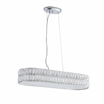 Wisząca lampa Verina 76514 Endon LED 5W 3000K kryształ przezroczysty chrom