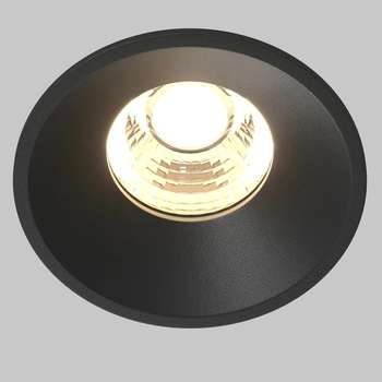 Sufitowa lampa Round DL058-7W3K-B Maytoni LED 7W 3000K do gabinetu czarna