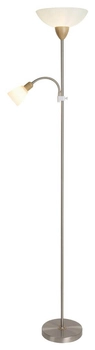 Podłogowa lampa retro Diana 5739 do pokoju chrom satyna