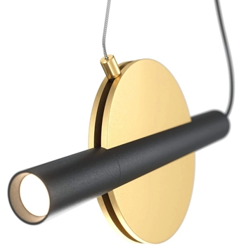 Lampa wisząca Enigma MOD150PL-L5BS3K LED 5W luneta mosiądz