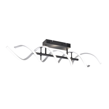 Sufitowa lampa z przełącznikiem SEQUENCE 641810205 Trio LED 41W zmienna barwa srebrna