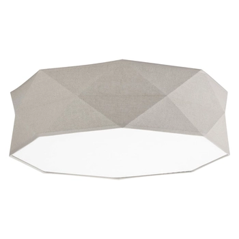 Geometryczny plafon ekologiczny Kantoor 6195 TK Lighting szara beżowa