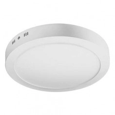Natynkowa LAMPA sufitowa MARTIN LED 12W 4000K 02905 Ideus plafon OPRAWA okrągła metalowa biała