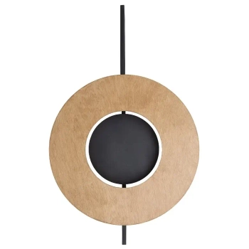 Kinkiet ścienny Sunset Natural A 10576 Nowodvorski okrągła drewniana