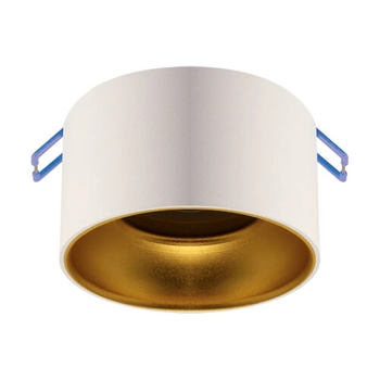 Nowoczesna lampa wpustowa Panama do kuchni biała złota