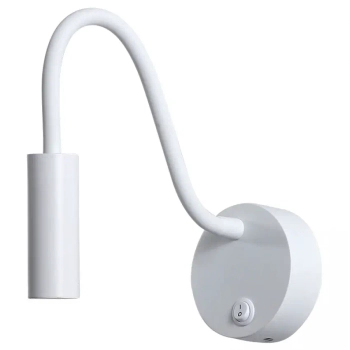 Minimalistyczny kinkiet ścienny 22050 LED 3W 3000K do czytania biały
