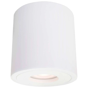 LAMPA sufitowa FARO LP-6510/1SM XL WH Light Prestige downlight OPRAWA metalowa tuba do łazienki IP65 biała