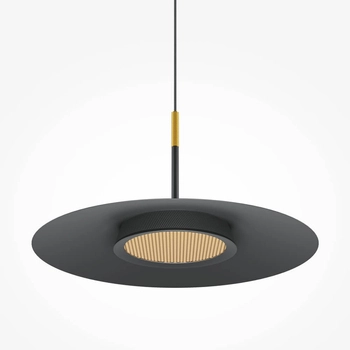 Wisząca lampa okragła El MOD041PL-L15B3K1 Maytoni LED 12W 3000K czarny