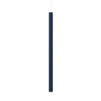 Lampa wisząca granatowa SOPEL 1xG9 do jadalni tuba metalowa 41826