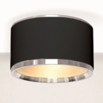 Okrągły plafon Reti 310403131 Elkim LED 20W 3000K do salonu aluminium czarny