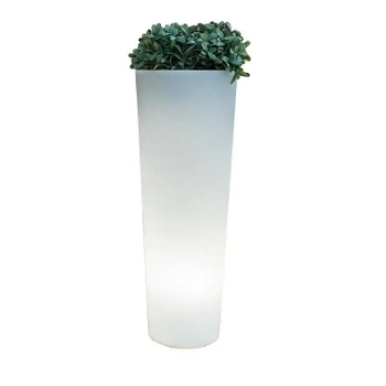 Podłogowa donica balkonowa Ficus LUMFC080OFNW LED 7W 6000-6500K biała