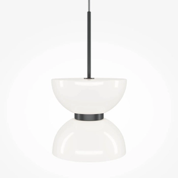 Lampa wisząca Kyoto MOD178PL-L11B3K LED 11W 3000K klepsydra czarna biała
