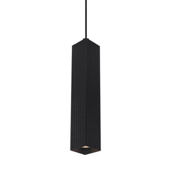 Kuchenna lampa zawieszana Tecno PND-37492-1-BK Italux tubka czarna