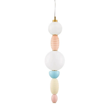 Lampa zwisająca do kuchni JOAQUIN LE44547 LED 23W 3000K balls multikolor