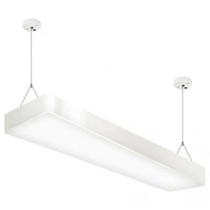 LAMPA wisząca FLARA 03631 Ideus metalowa OPRAWA prostokątny zwis LED 24W 4000K geometryczny biały