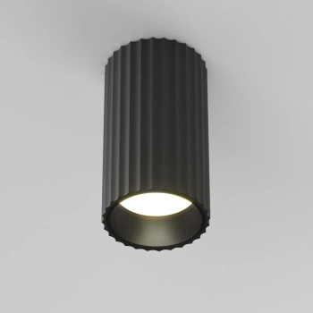 Sufitowa lampa tubka Calipso C106CL-01-GU10-B metalowa czarna