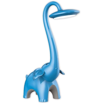 Stojąca lampka Słonik K-BL1603 NIEBIESKI 6W 3000K-6000K dziecięca animals