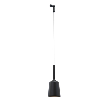 Wisząca lampa do systemu szynowego 3-faz Tulipe S0018 do przedpokoju czarna